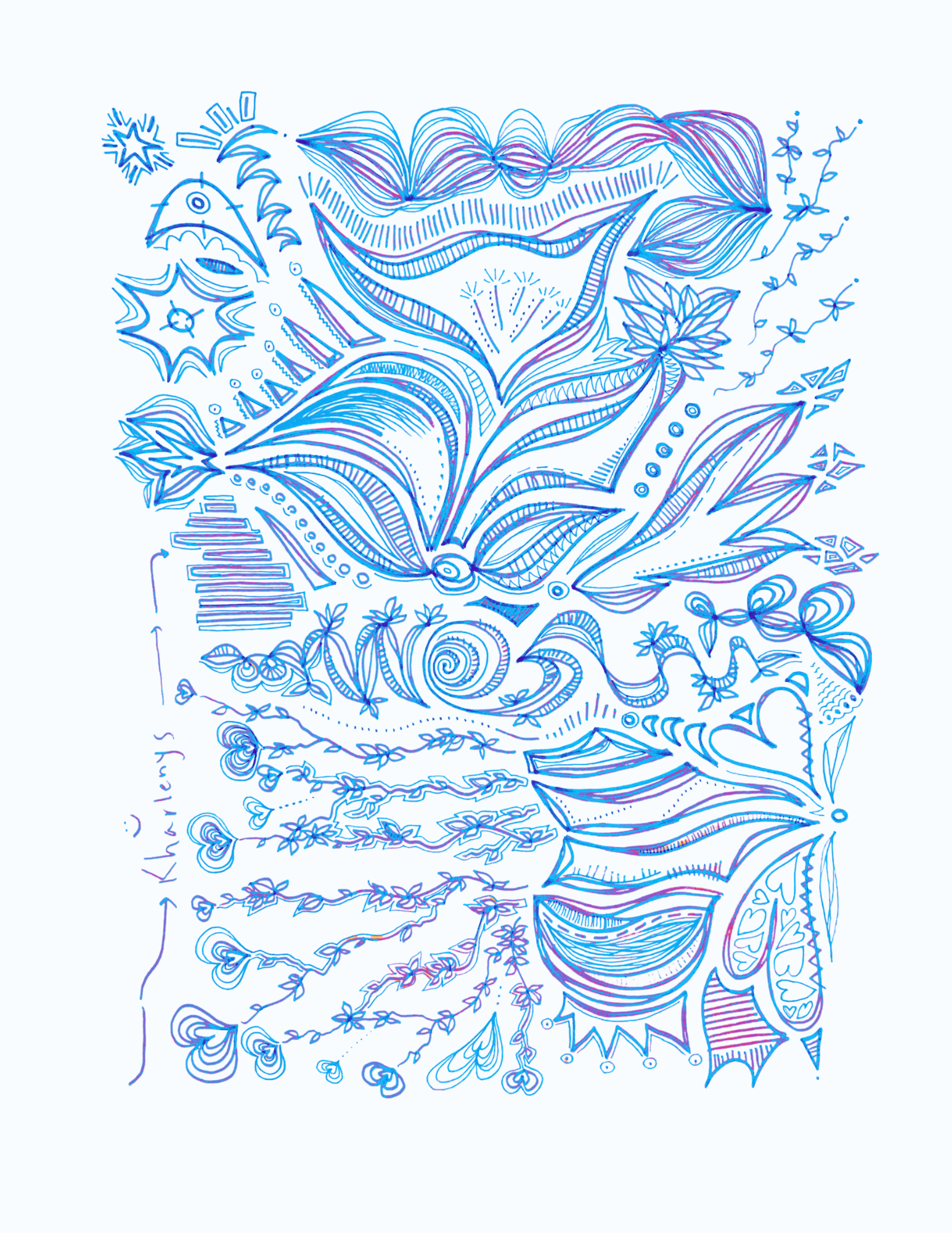 Kharlenys Aura Drawing