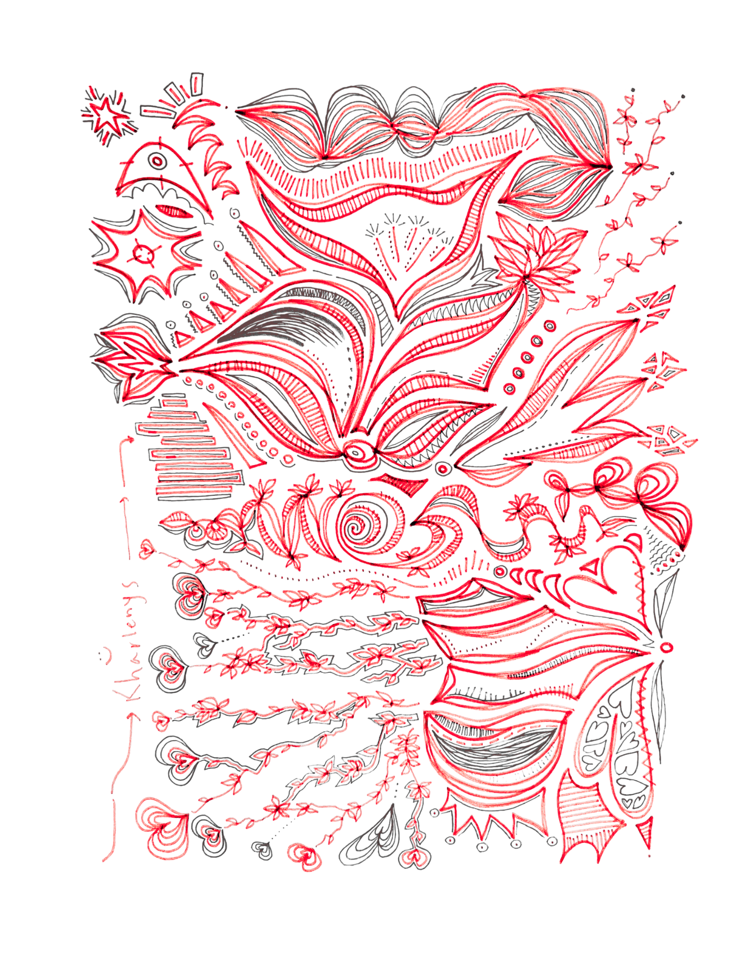 Kharlenys Aura Drawing