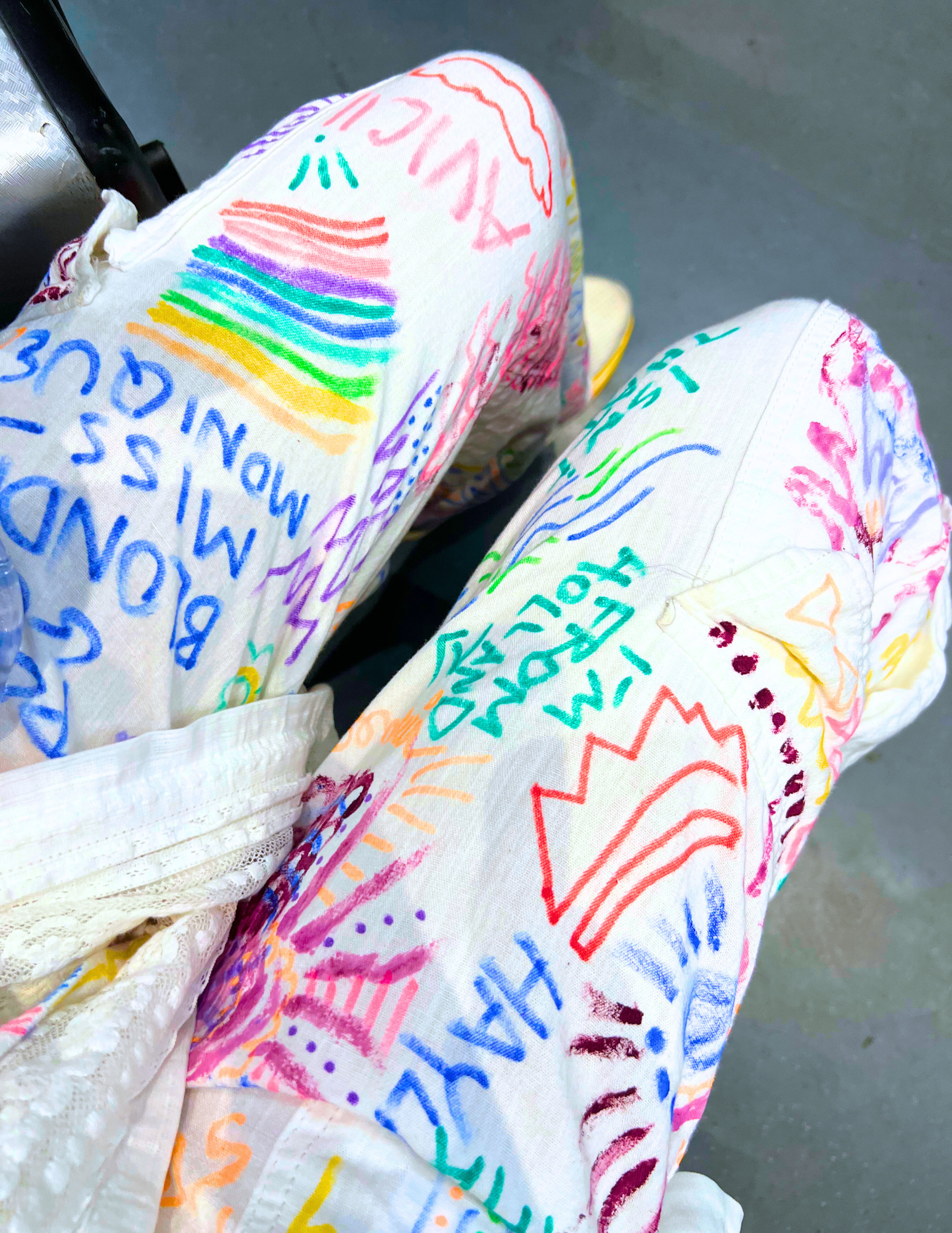 Crazy Colorful Aura Pants