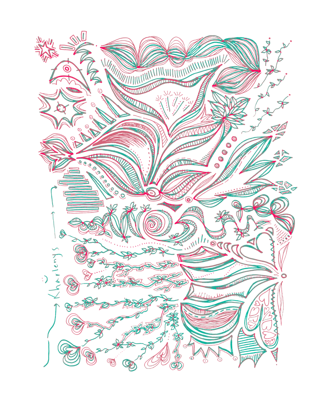 Kharlenys Aura Drawing