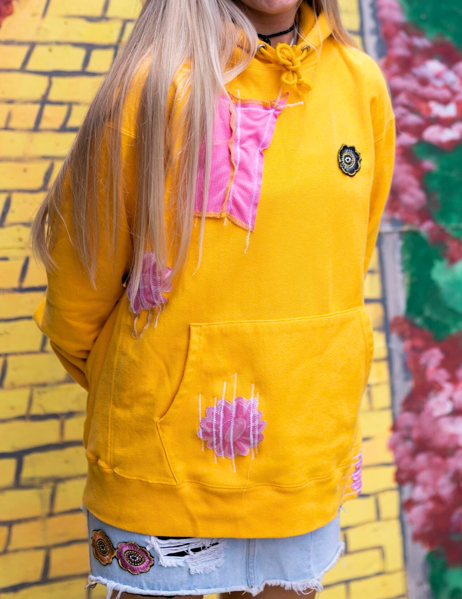 Yellow Flower Champion Sweatshirt