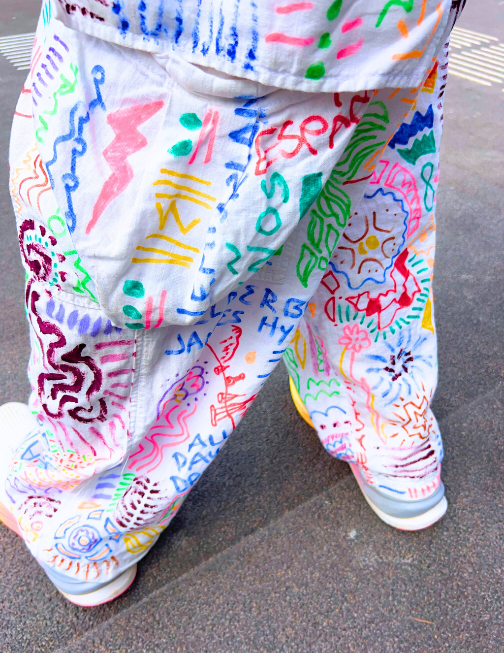 Crazy Colorful Aura Pants