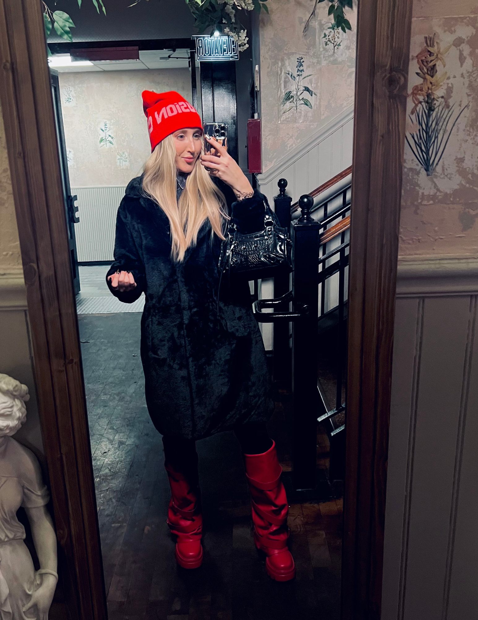 Vogue Magazine Fuzzy Coat