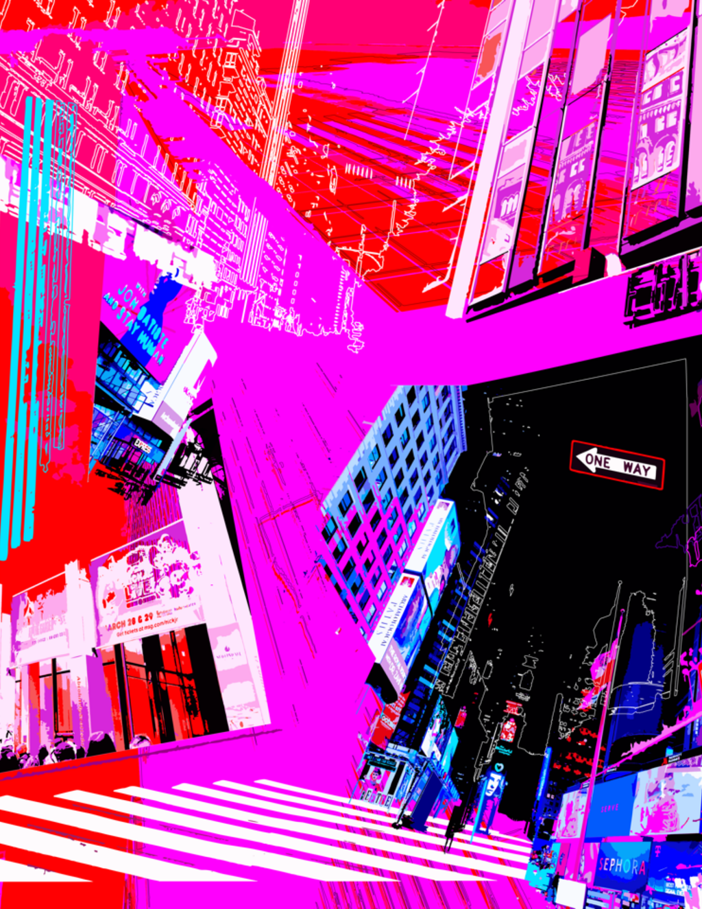 Times Square > THIS WAY!