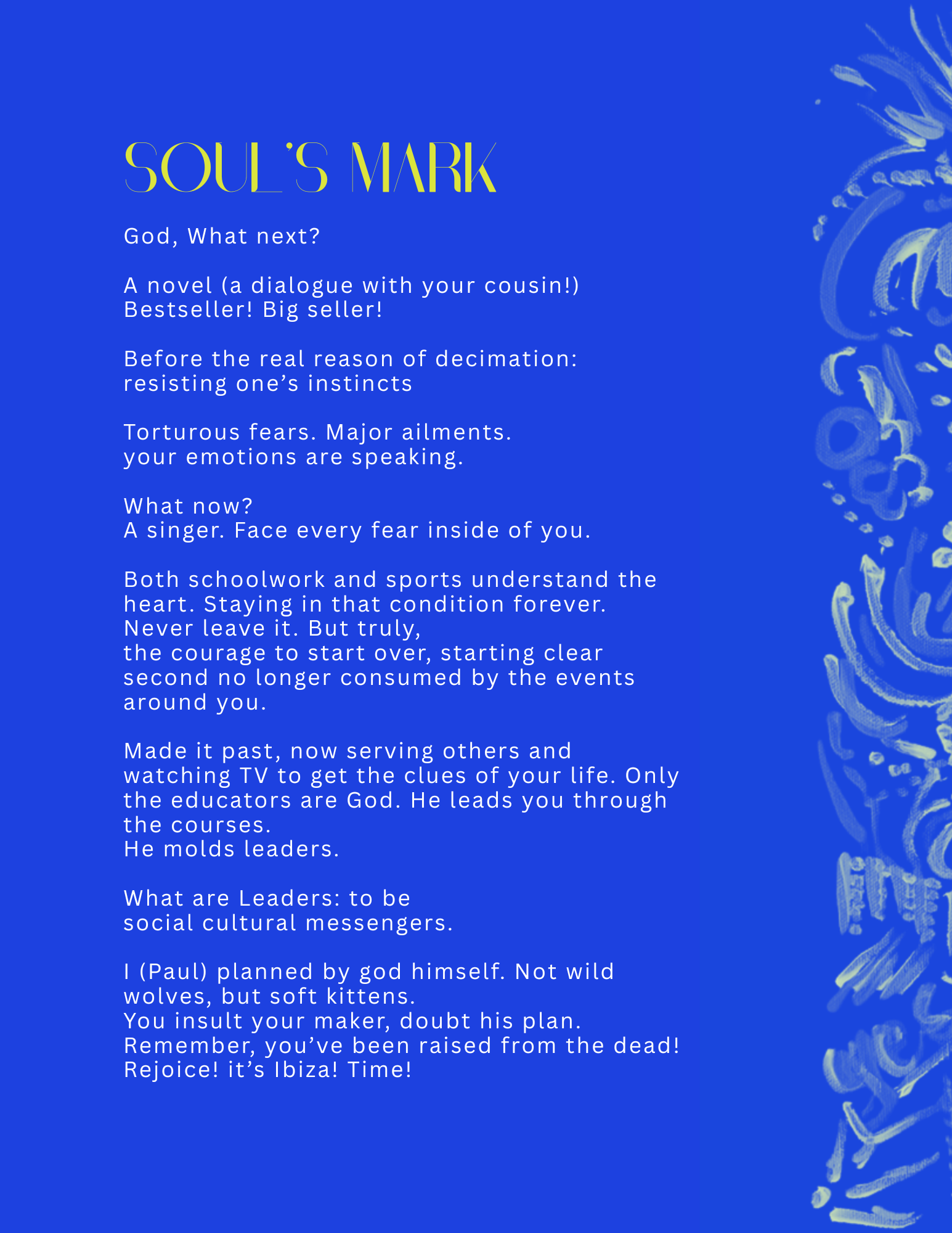 God, What's Next? Poem