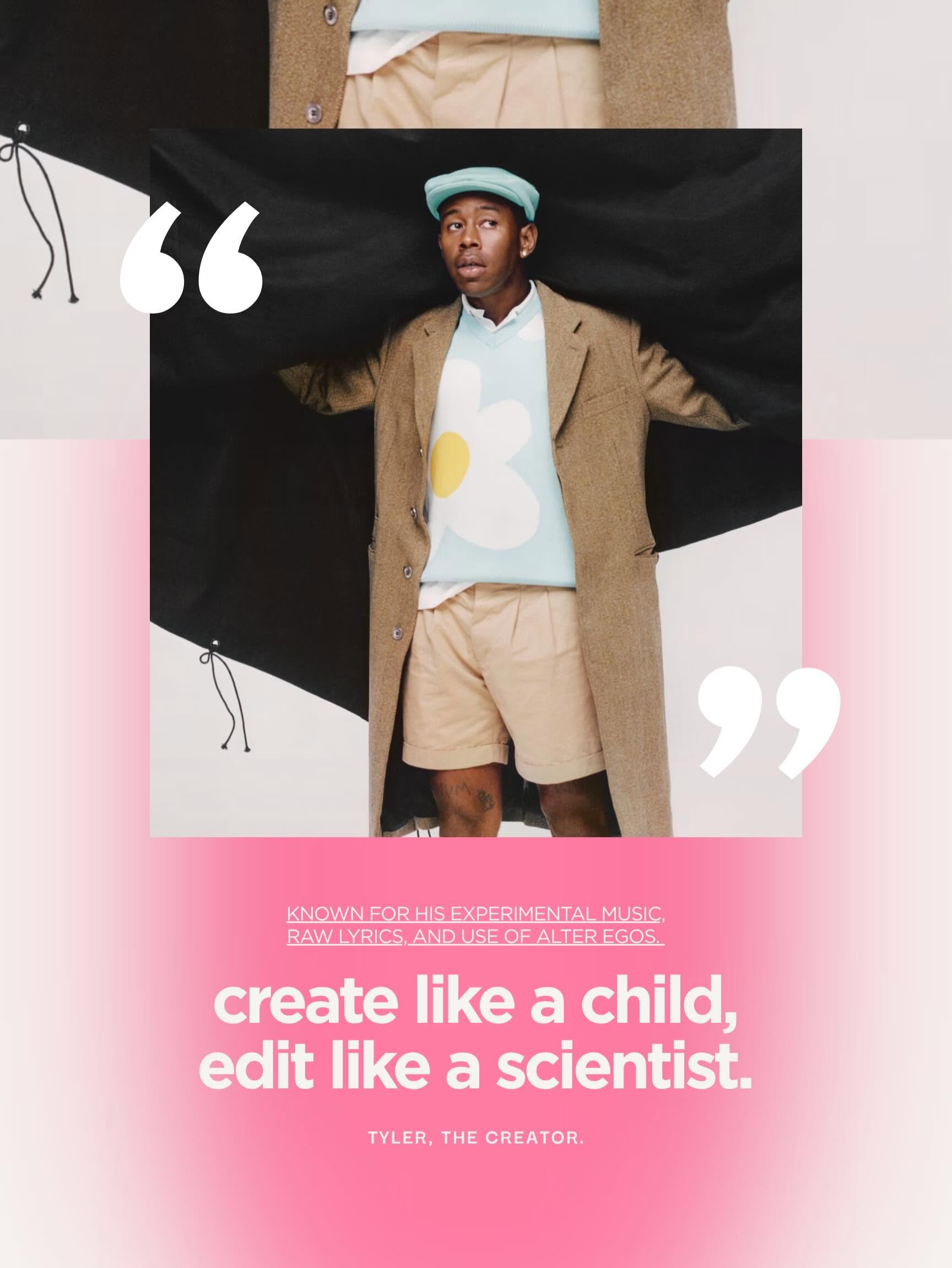 Tyler, The Creator Was a Scientist.