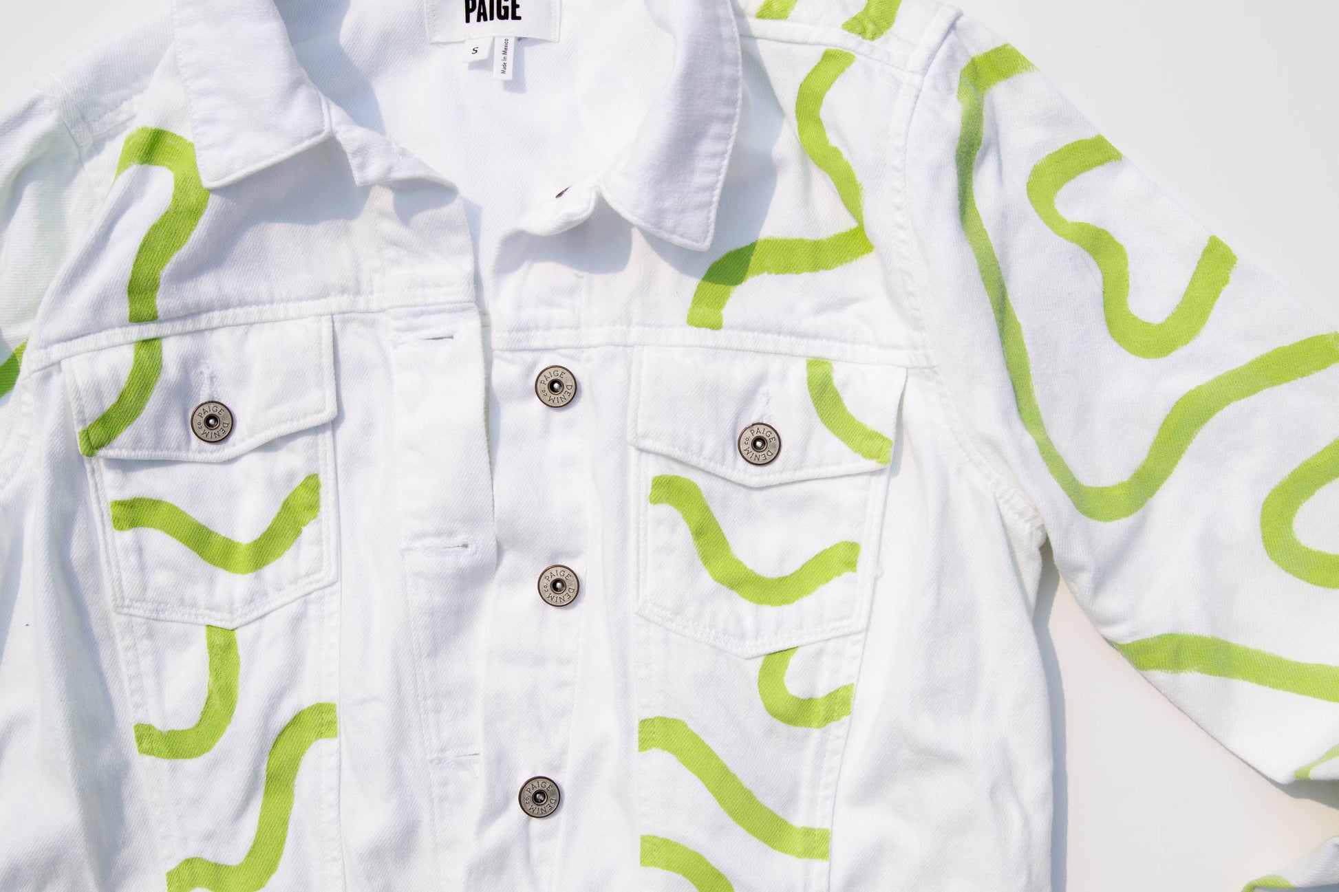 Squiggly Painted Shorts + Jacket