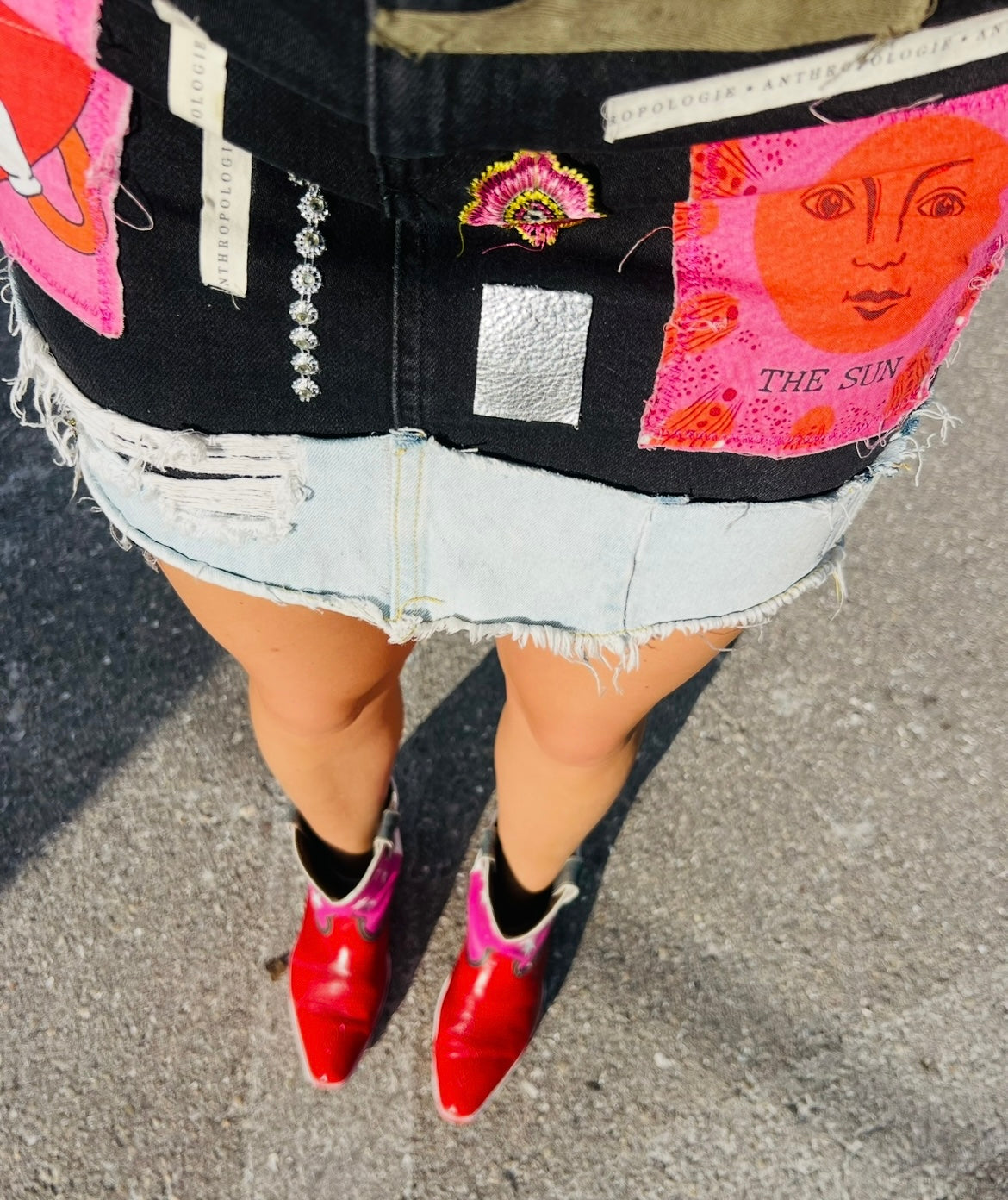 Collage Astrology Skirt