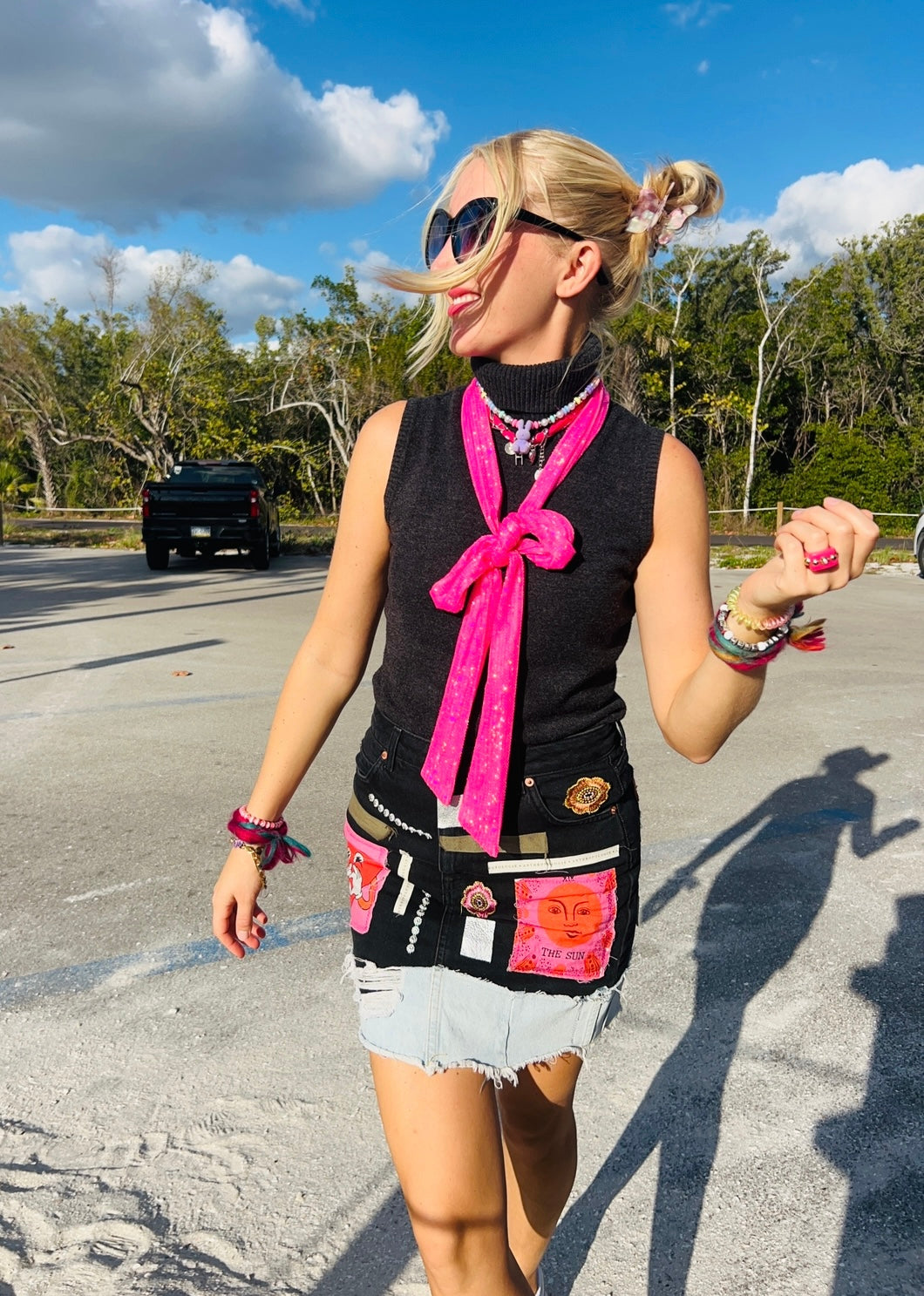 Collage Astrology Skirt