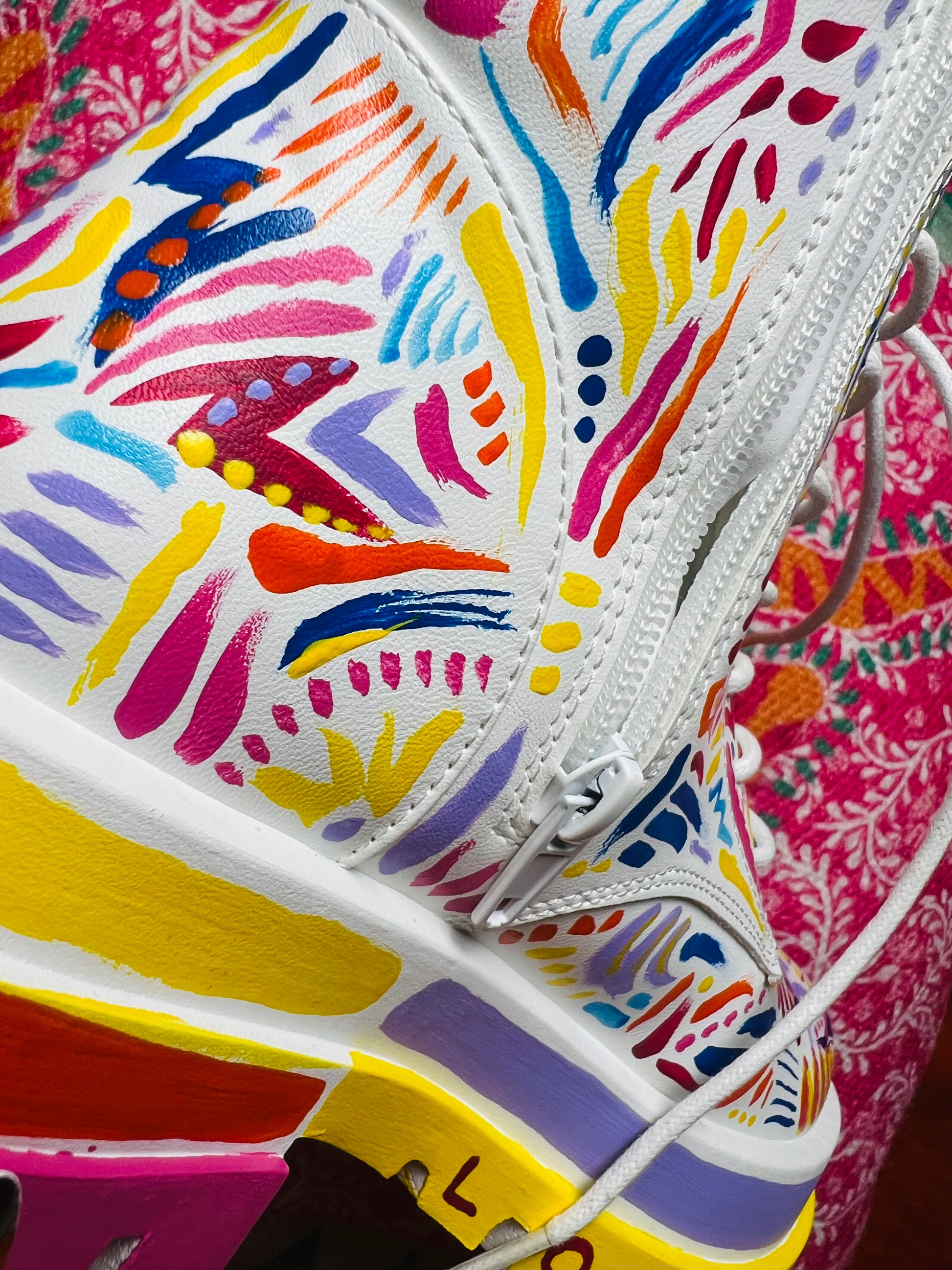 Colorful Hand Painted Boots