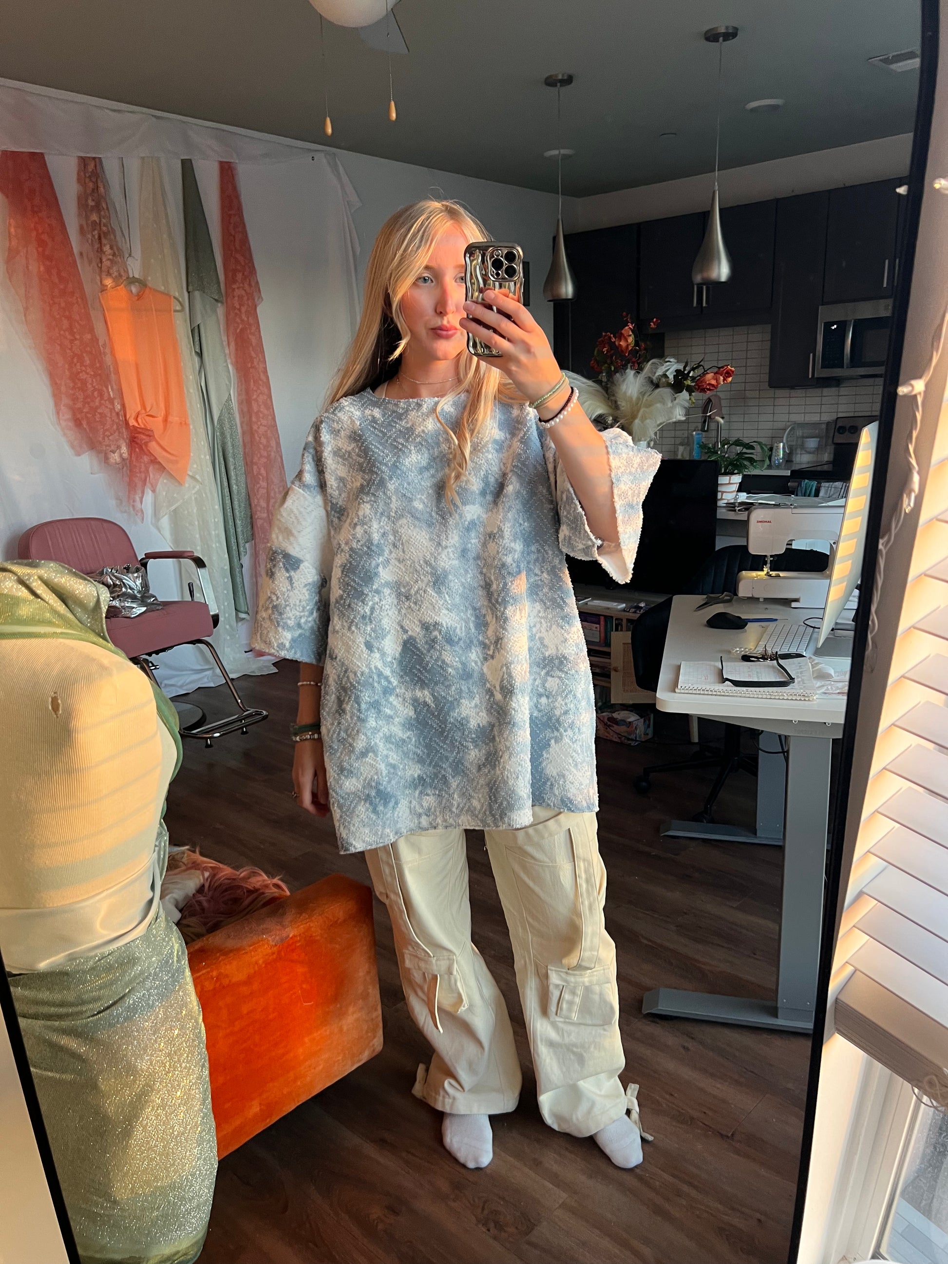 Oversized Lucky Brand Denim Shirt