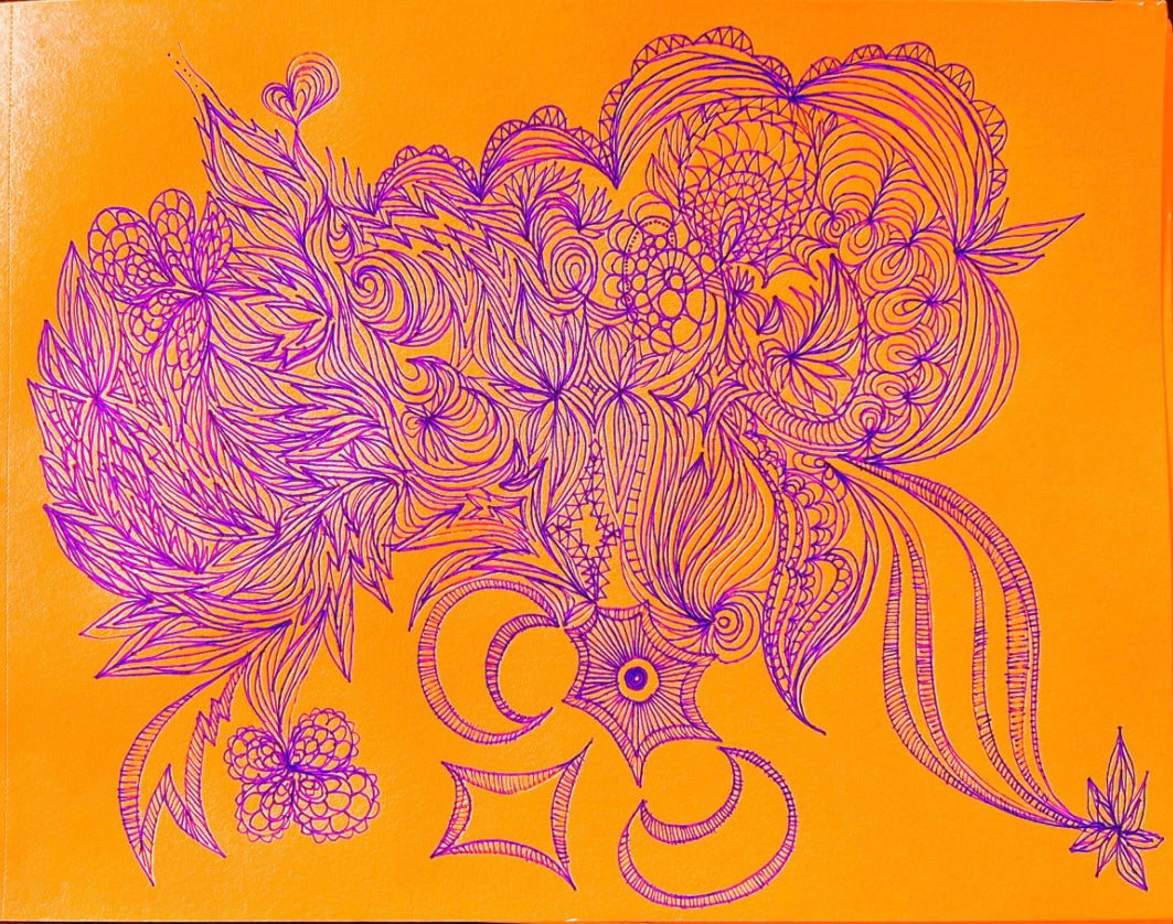 Family Cottage Aura Art