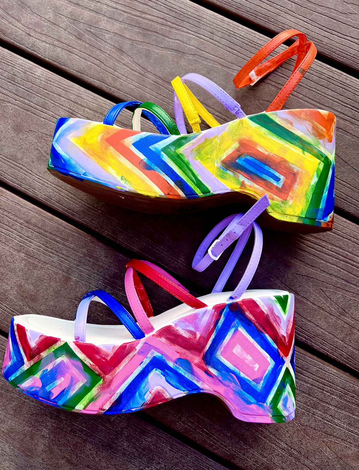 Target Colorfully Painted Sandals