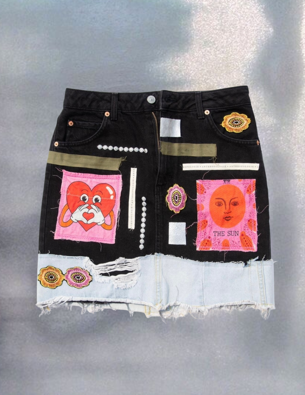 Collage Astrology Skirt