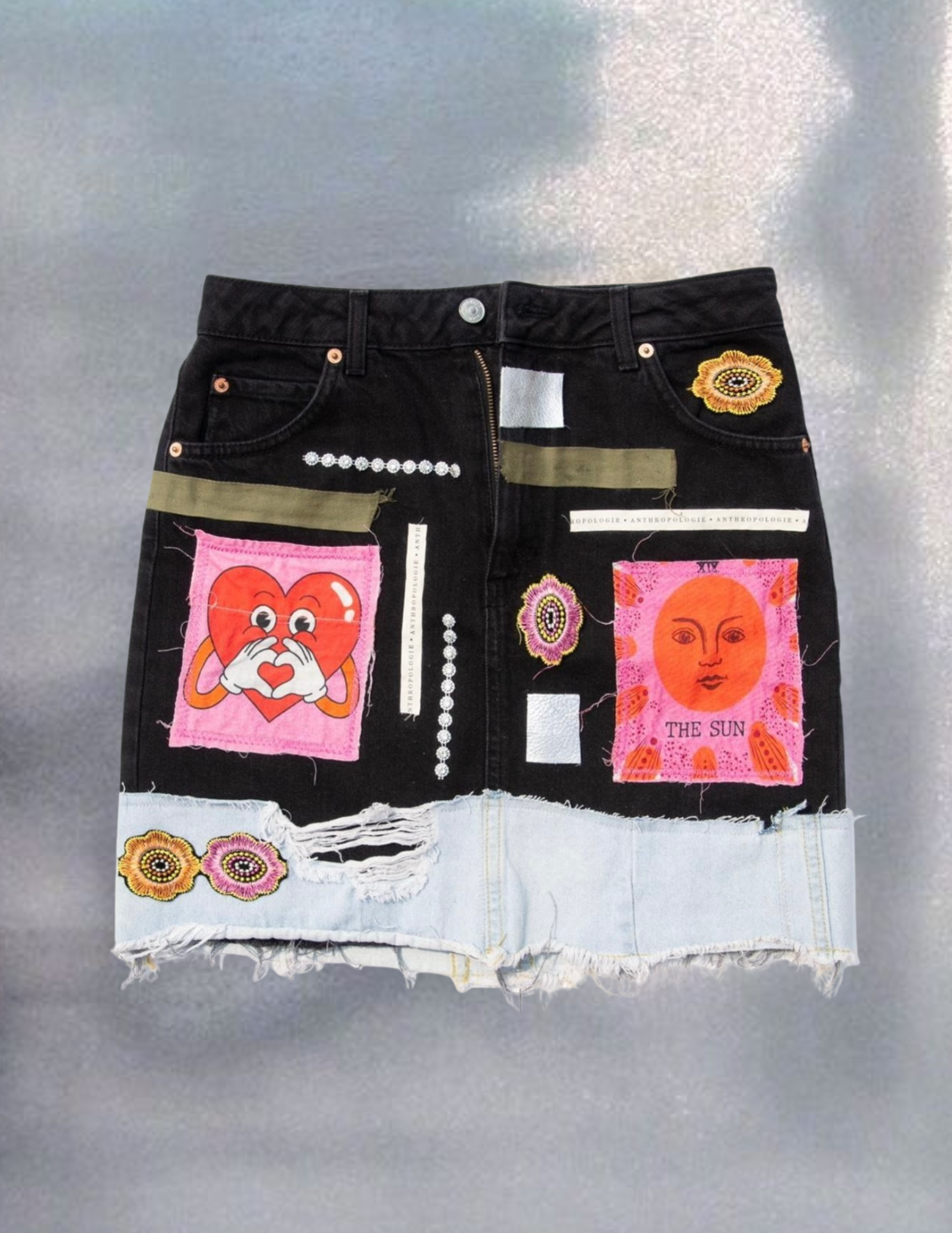 Collage Astrology Skirt