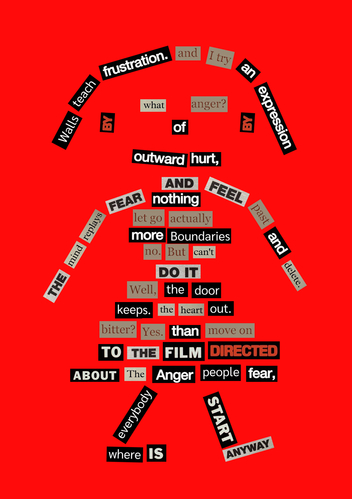 Angry Girl Poem